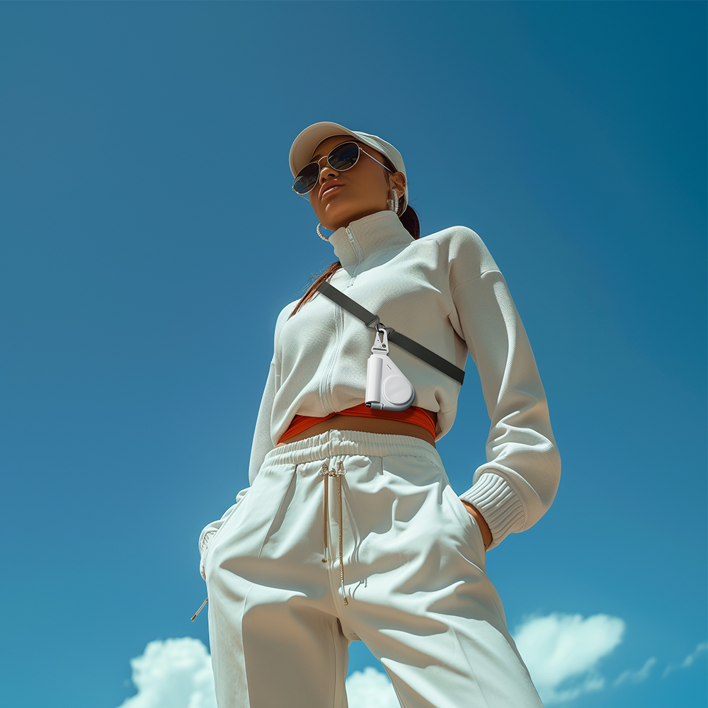 Porcelain White MChaos 5000mAh Wearable Power Bank