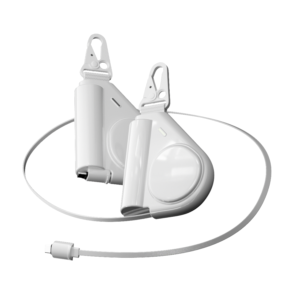 Porcelain White MChaos 5000mAh Wearable Power Bank