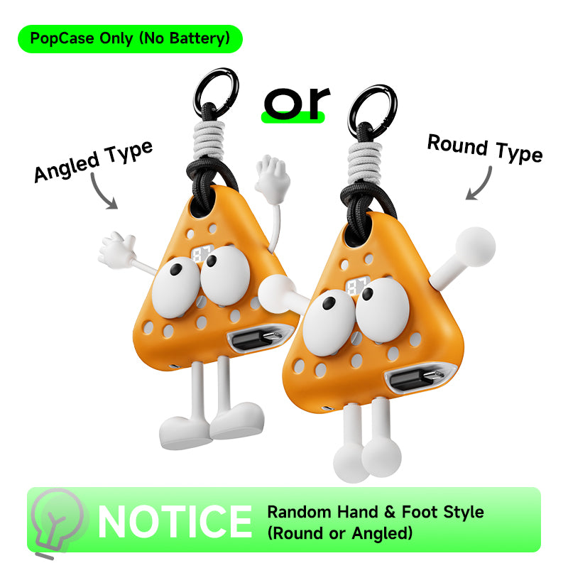 Silicon PopCase with Removable Eye Charms (No Battery Included, Case Only)