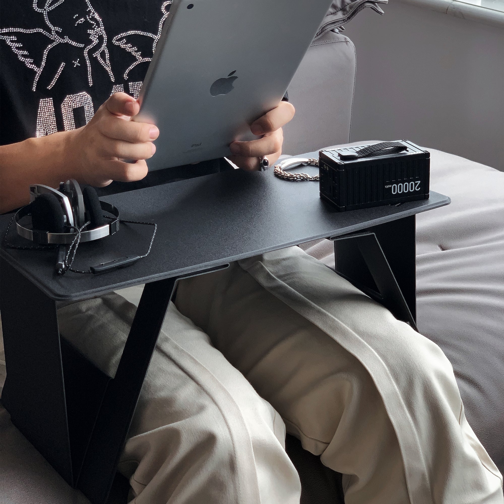 FansDreams×iSwift Pi foldable lap desk, laptop stand and car table