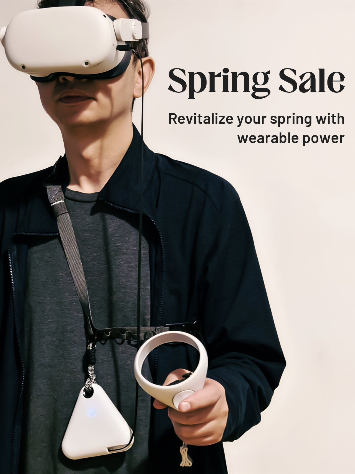 FansDream Spring Sale-MChaos 10000mAh carabiner power bank with retractable cable