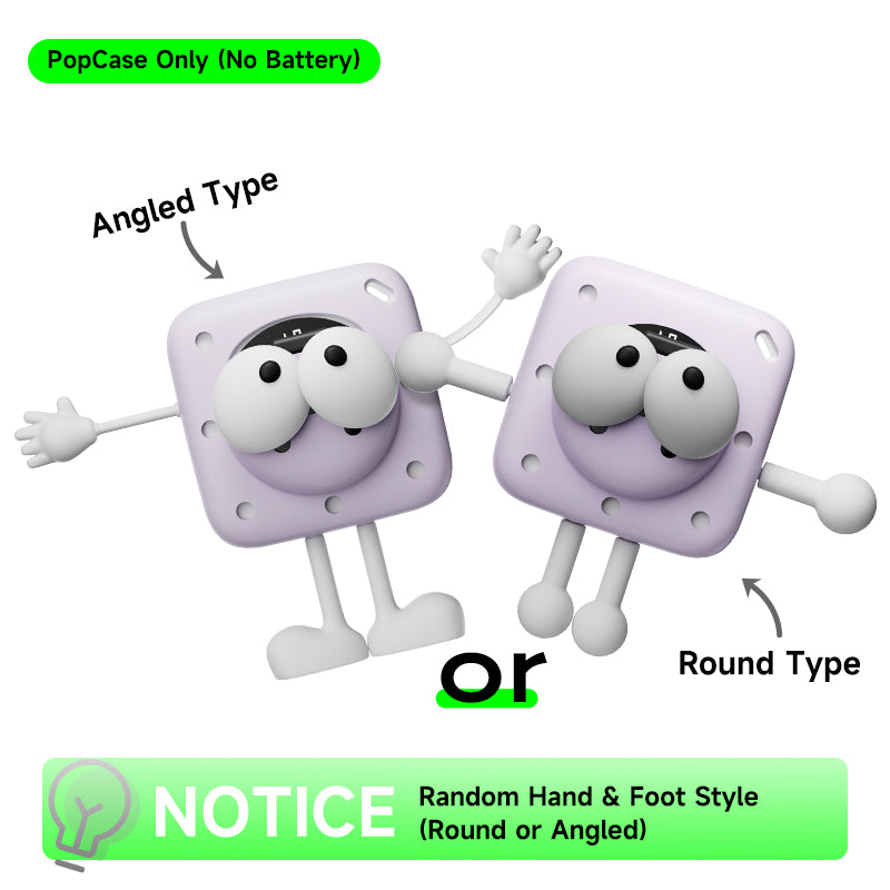 Silicon PopCase with Removable Eye Charms (No Battery Included, Case Only)