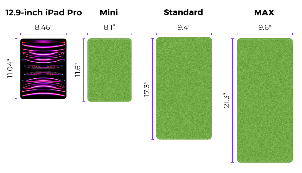 Dimensions of iSwift M quick-transform laptop desk and car table