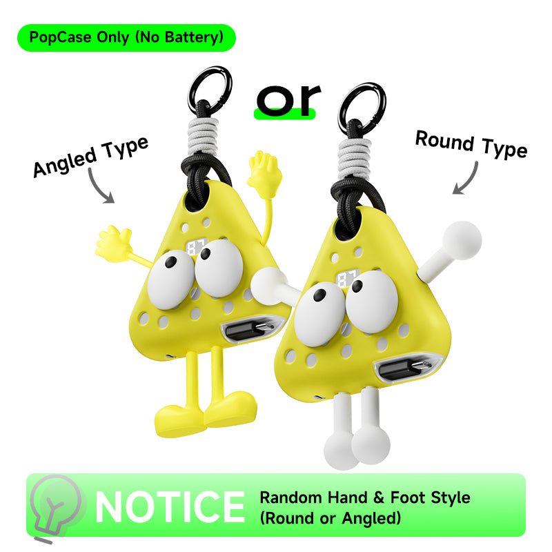 Silicon PopCase with Removable Eye Charms (No Battery Included, Case Only)