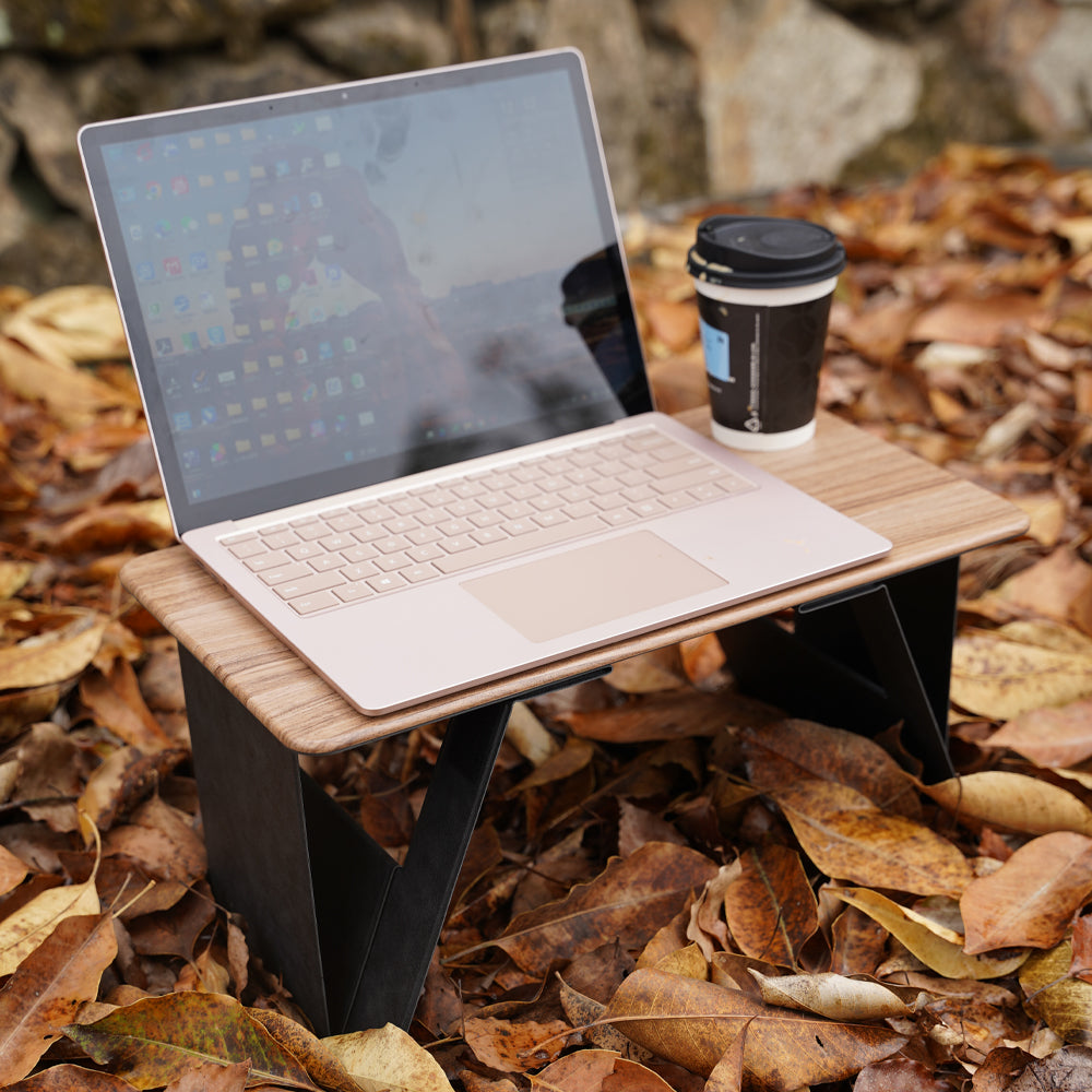 Pi foldable lap desk, laptop stand and car table