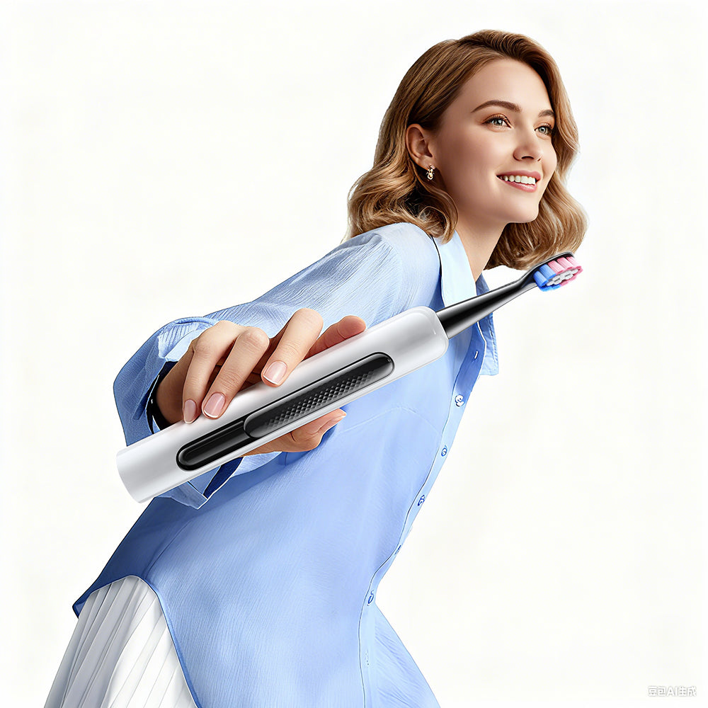 FansDreams FlexBrush Sonic Electric Toothbrush with Adjustable Brush Head