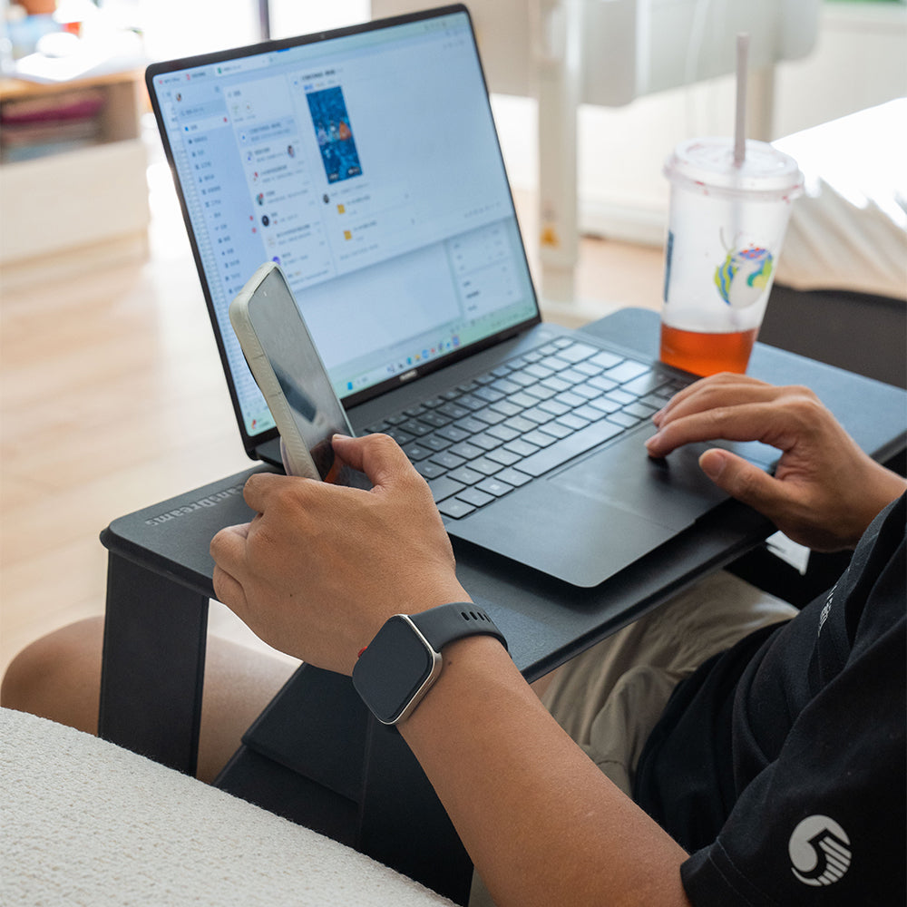 [2025 New] M Quick-Fold Portable Lap Desk, Car Table, Food Tray, Laptop Desk and Standing Desk
