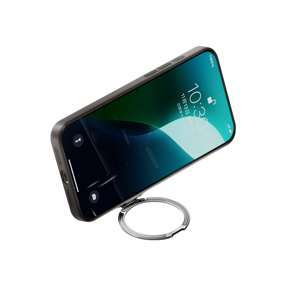 AirHold Triple-Folding Ring, Grip and Stand Phone Case for iPhone