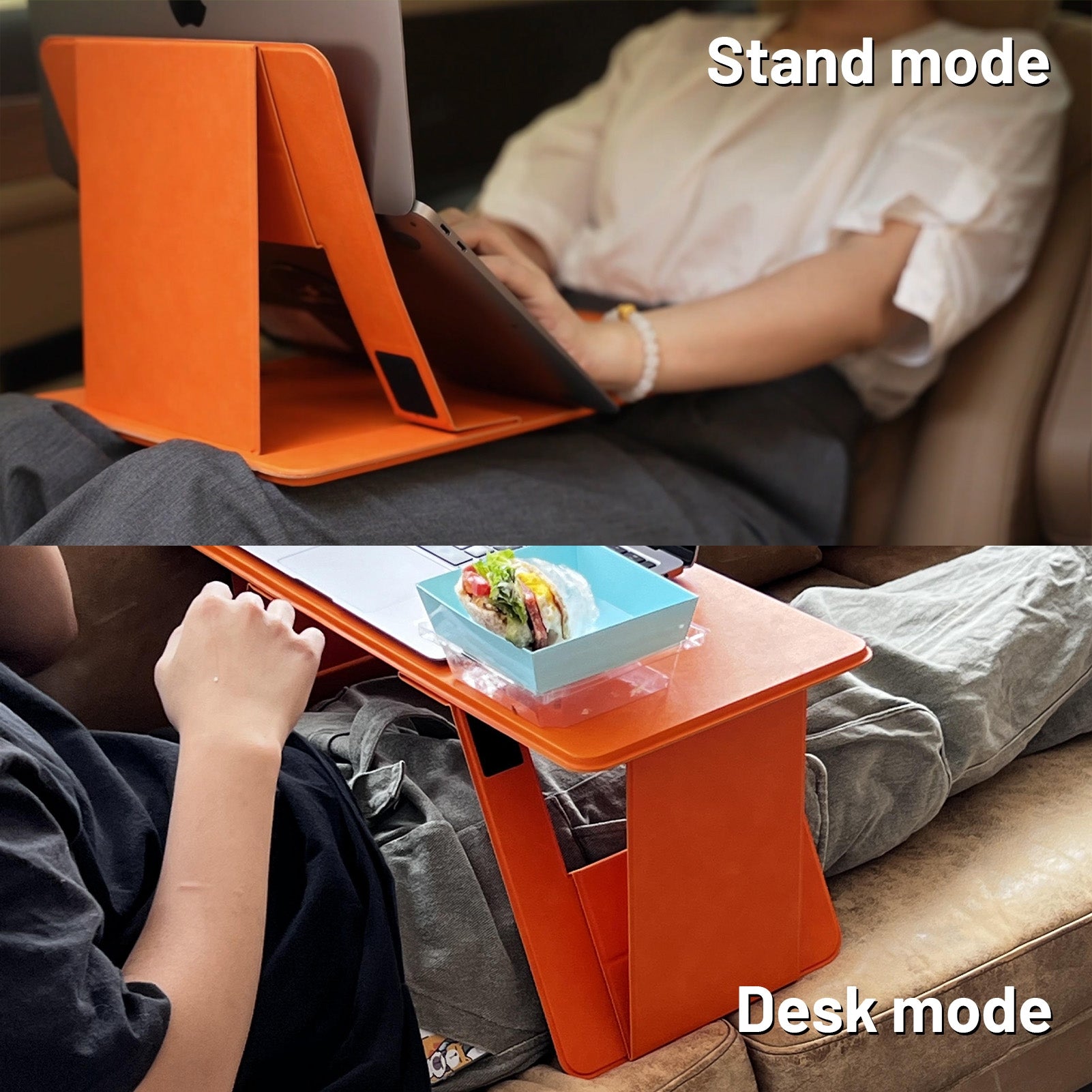 Pi Foldable and Portable Lap Desk, Car Table, Food Tray, Laptop Desk and Standing Desk