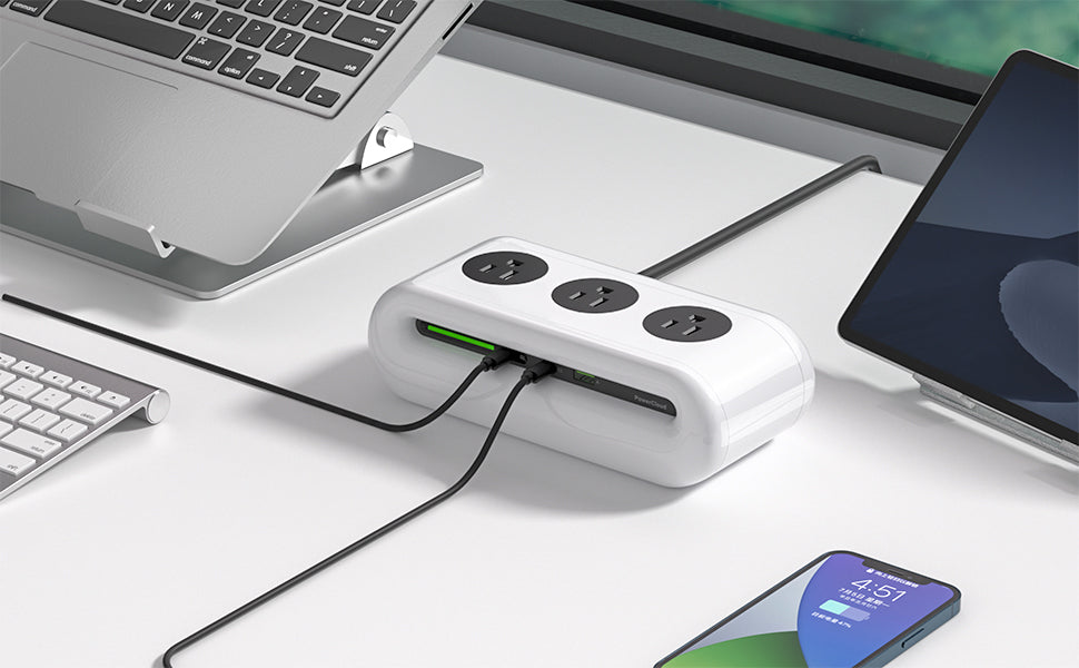 iSwift PowerCloud Desktop Charging Station and Power Strip