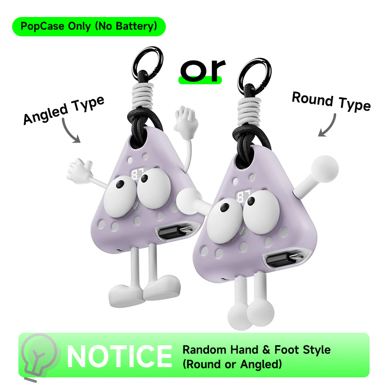 Silicon PopCase with Removable Eye Charms (No Battery Included, Case Only)