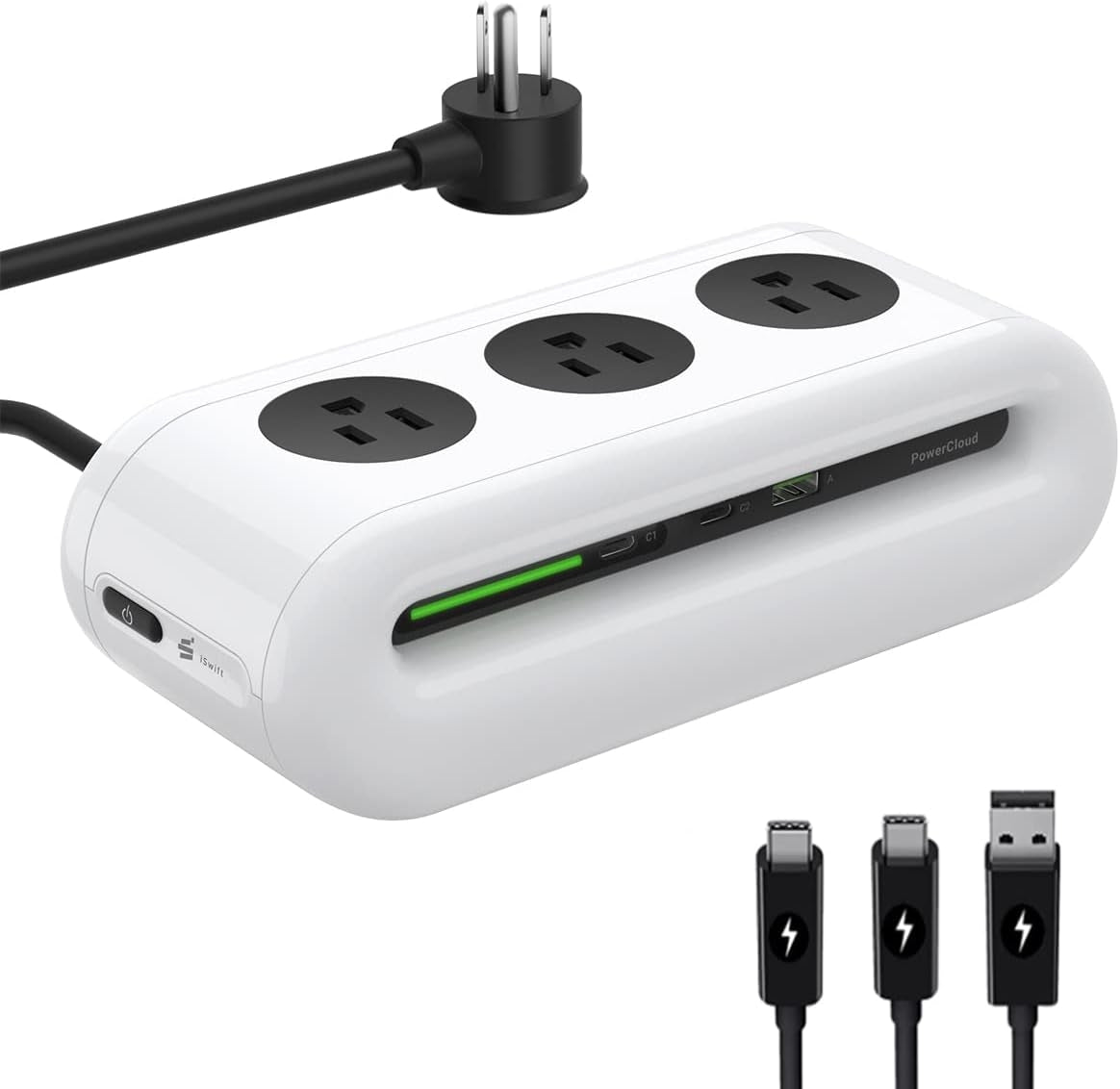 PowerCloud USB Desktop Charging Station Power Strip